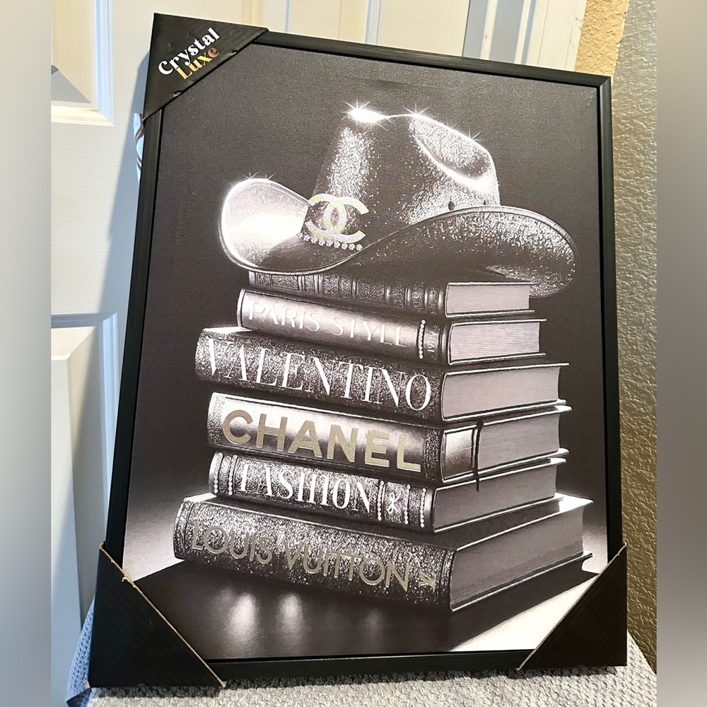 Chanel Cowboy Hat Canvas Art